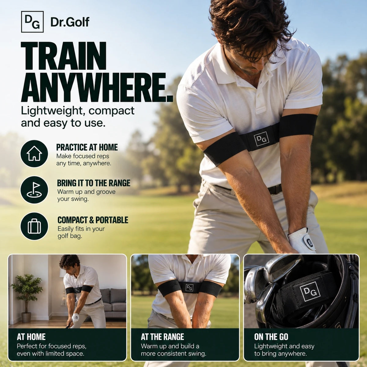 Dr.Golf Connection Band: train at home, at the range or on the go